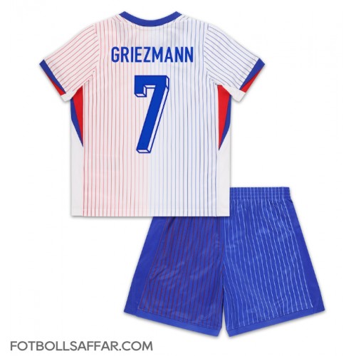 Frankrike Antoine Griezmann #7 Bortadräkt Barn EM 2024 Kortärmad (+ Korta byxor)